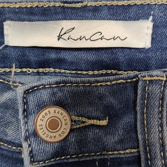 KanCan Mid Rise Skinny Blue Jeans Size 3/25 - Picture 7 of 8